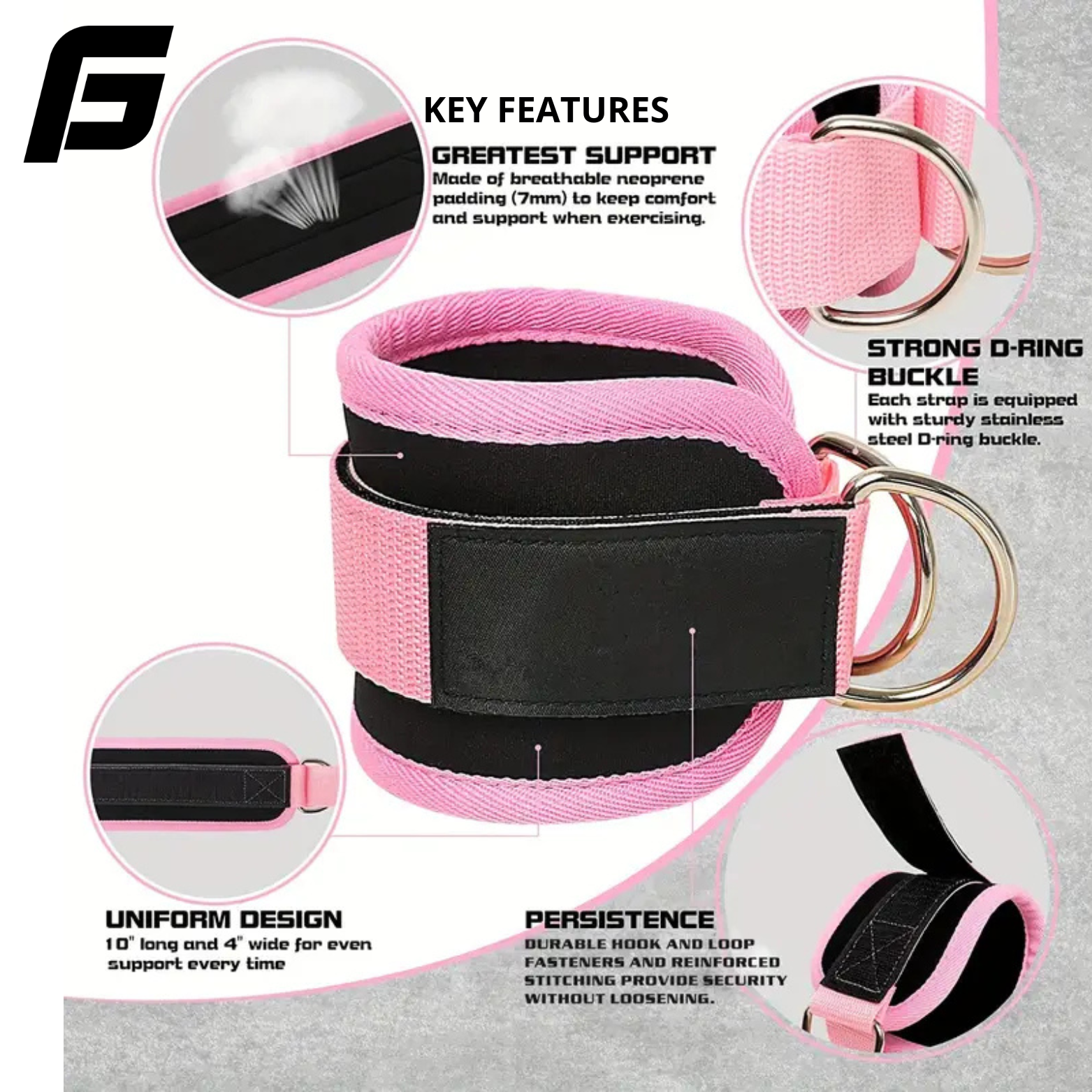 Sangles de cheville FINALGRIP™